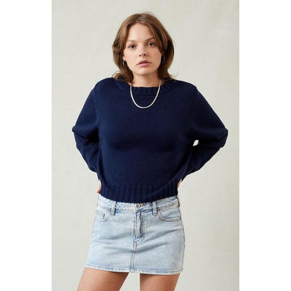 Pacsun Women'S Bella Stretch Light Indigo Mid Rise Denim Mini Skirt - Multicolor