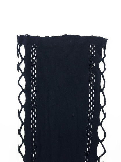 Women'S Plain Cut Out Hollow Out Cover up Dress, Casual Sleeveless round Neck Fishnet Cover up Dress for Summer, Ladies Beachwear for Vacation Holiday Beach Outdoor Wear, Clothing, Beach Cover Ups