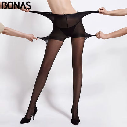 12D Tights Women plus Size Pantyhose Nylon Tights Thin Sexy Panty Collant Femme Solid Spandex Female Stockings Pantyhose