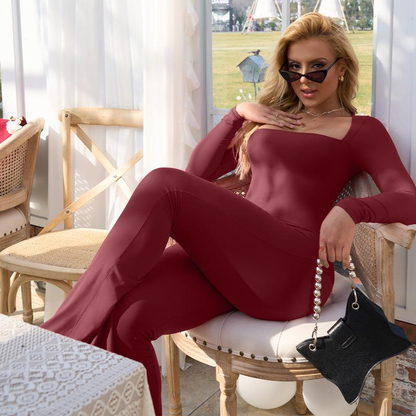 HYZ Women's Wide-Leg Jumpsuit