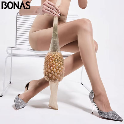 12D Tights Women plus Size Pantyhose Nylon Tights Thin Sexy Panty Collant Femme Solid Spandex Female Stockings Pantyhose